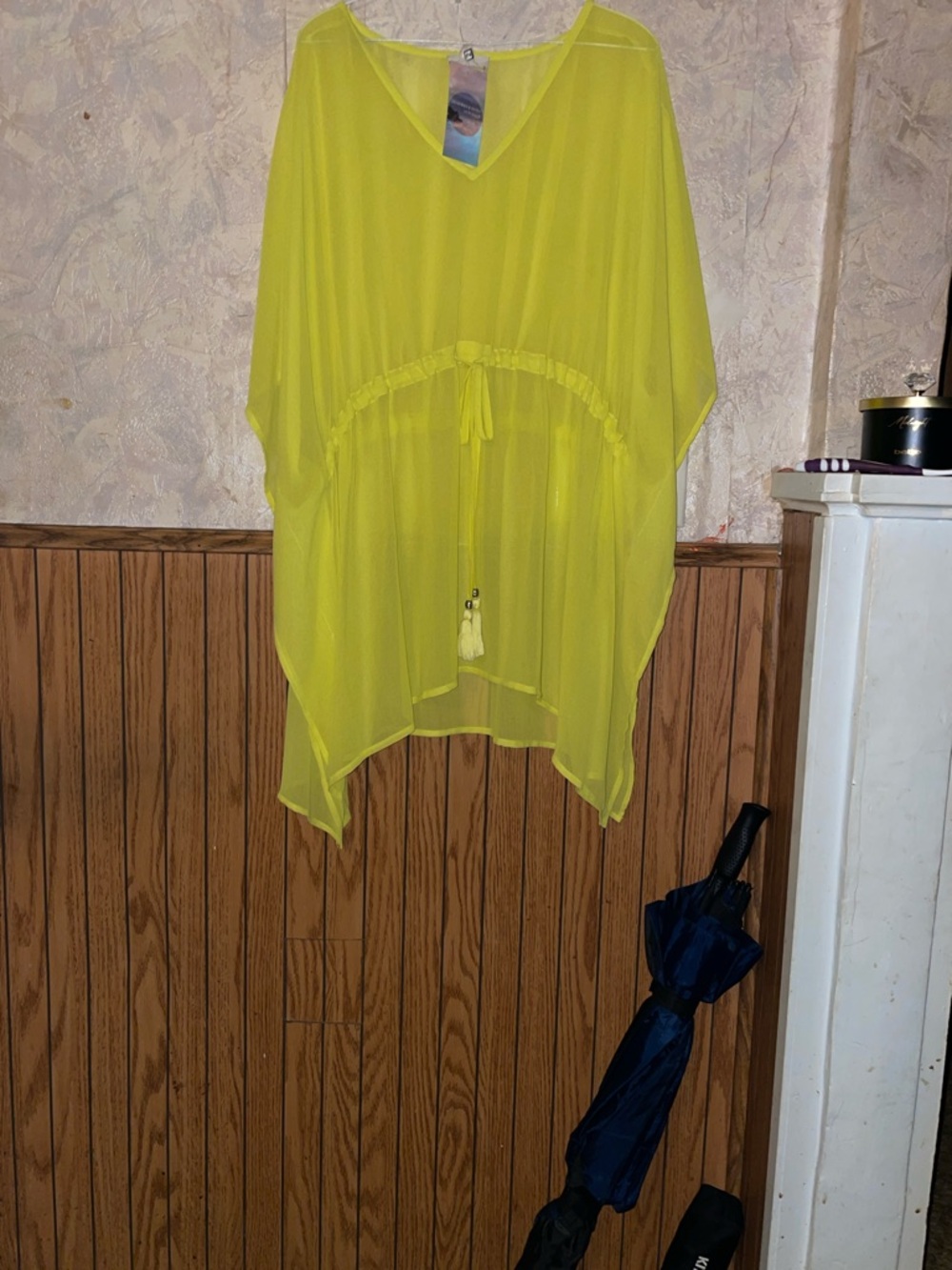 Lemonade yellow beaches & boho cover up (3X-4X)(nwt)